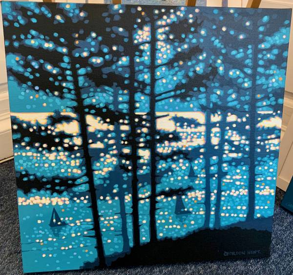 - Acrylic on Canvas, Painting by Gordon Hunt, measuring 60 x 60 cm (H x W) £680